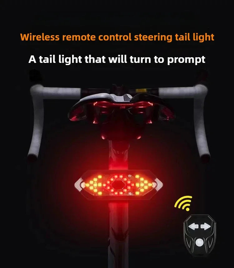 5 PCS Set Bike Turn Light + Horn IP66 Waterproof USB Rechargeable LED Safety Tail Lamp for MTB Road Cycling Accessories