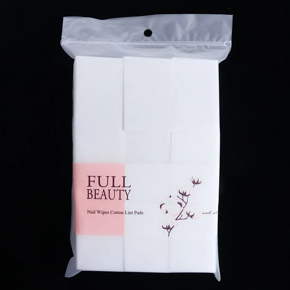 NEW Arrivals 450PCS Set Lint-Free Nail Polish Remover Wipes Cotton Wipes Manicure Cleaner UV Gel Nail Polish Removal Pads Papers Cleansing Tools Manicure Pedicure Accessories Cosmetic Supplies