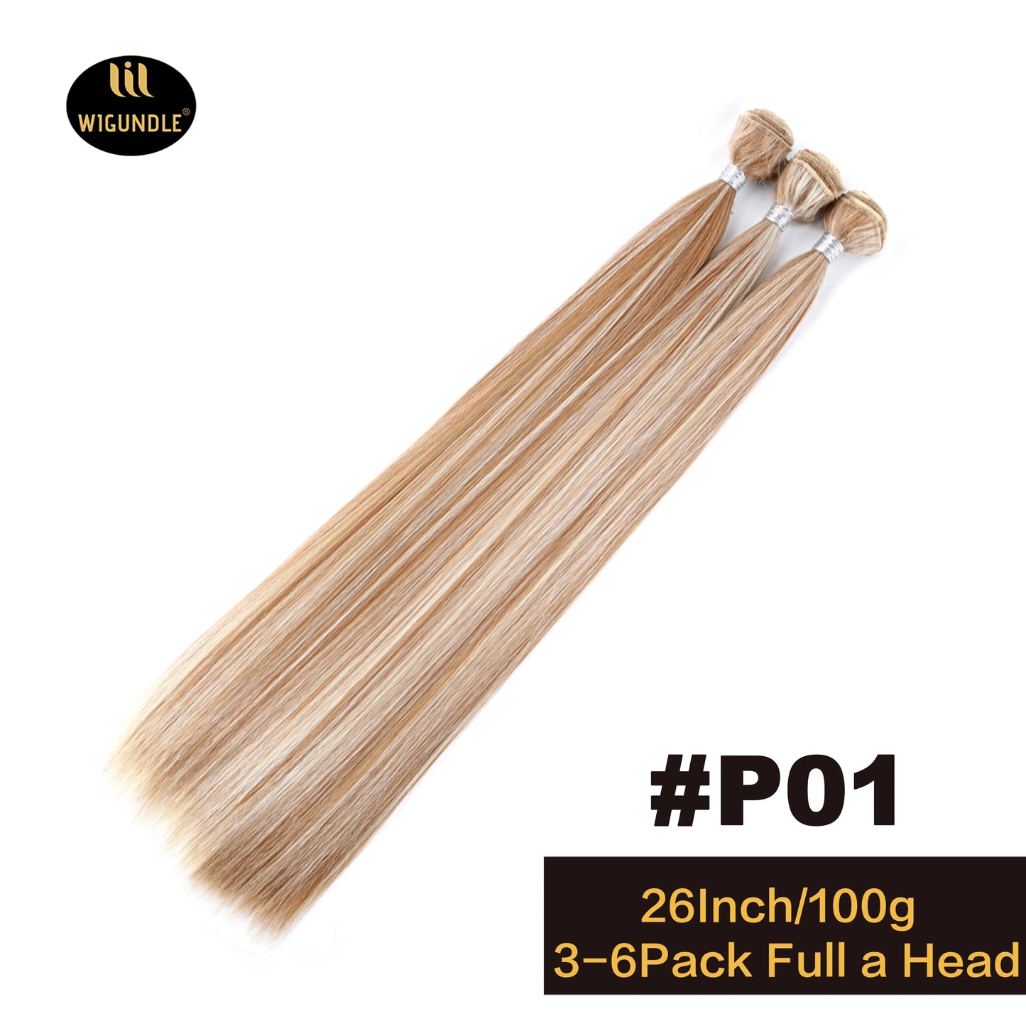 4 PCS Set 9 Colors Bone Straight Hair Bundles Salon Natural Hair Extensions Fake Fibers Super Long Synthetic Yaki Straight Hair Weaving Full to End