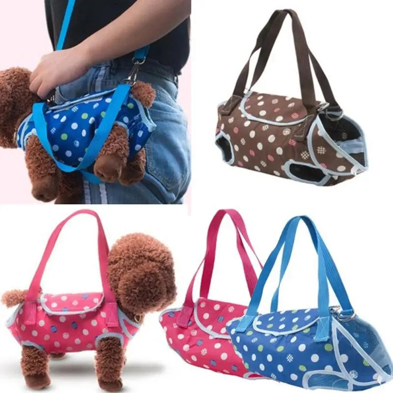 Carrier Small Medium Outdoor Travel Dog Shoulder Bag Mesh Oxford Single Comfort Sling Handbag Tote Pouch