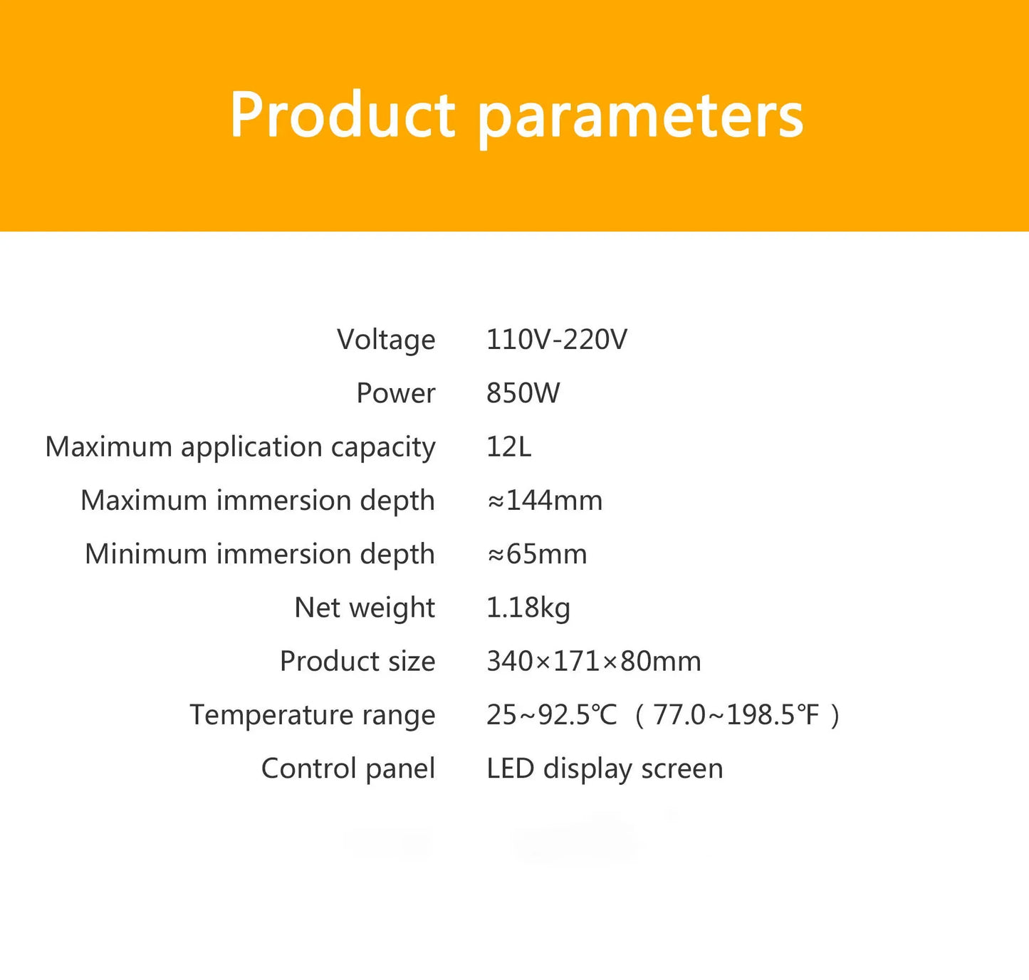 NEW 1100W Vacuum Sous Vide Cooker LCD Touch Screen Digital Display Immersion Circulator Accurate Cooking Waterproof Smart Slow Cooker App Control Connected Cooking