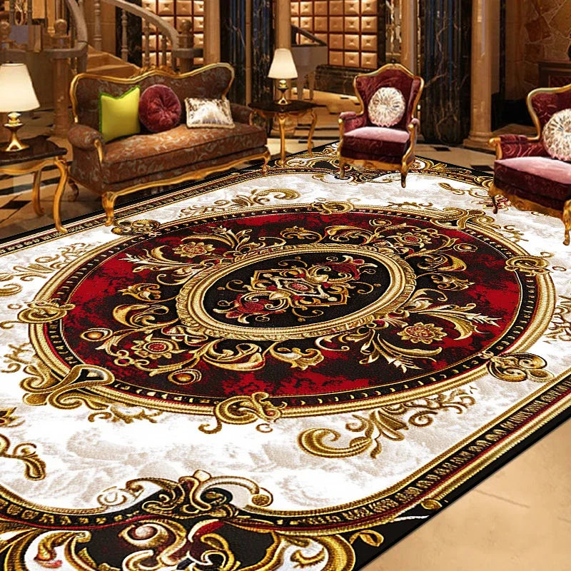 NEW Arrivals 13 Patterns 2Mx4M Luxury Retro Persian Carpet Living Room Large Area Decoration Sofa Area European Style Rugs for Bedroom Cloakroom Non-Slip Floor Carpets