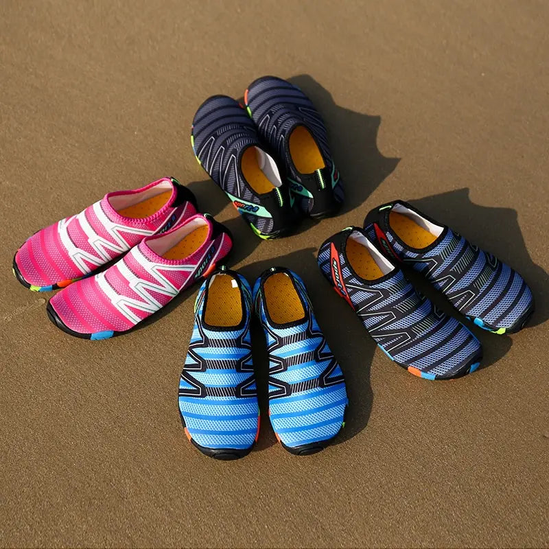 Feslisho Quick Drying Beach Water Shoes Unisex Swimming Aqua Slippers Barefoot Surfing Upstream Sneakers Light Seaside