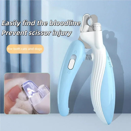 Professional Pet Nail Clippers for Dogs Cats & Small Animals LED Light Included Paw Nail Trimmer Grooming Scissors Pet Supply