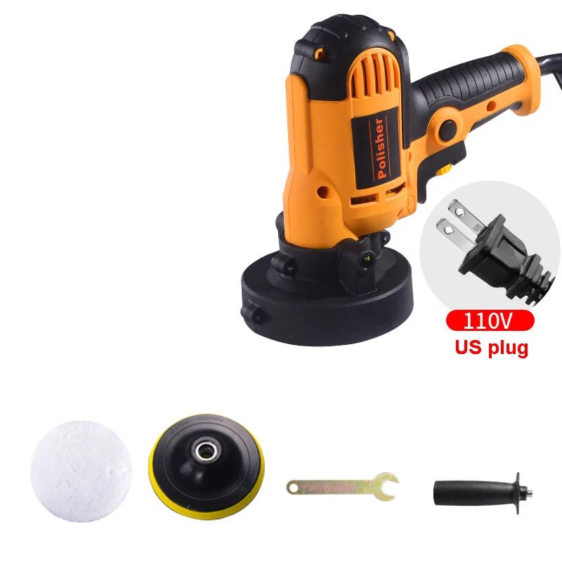 NEW Arrivals Electric Car Polisher 220V 700W Auto Polishing Machine Set Adjustable Speed Sander Waxing Tools Car Accessories Power Tool Car Supplies