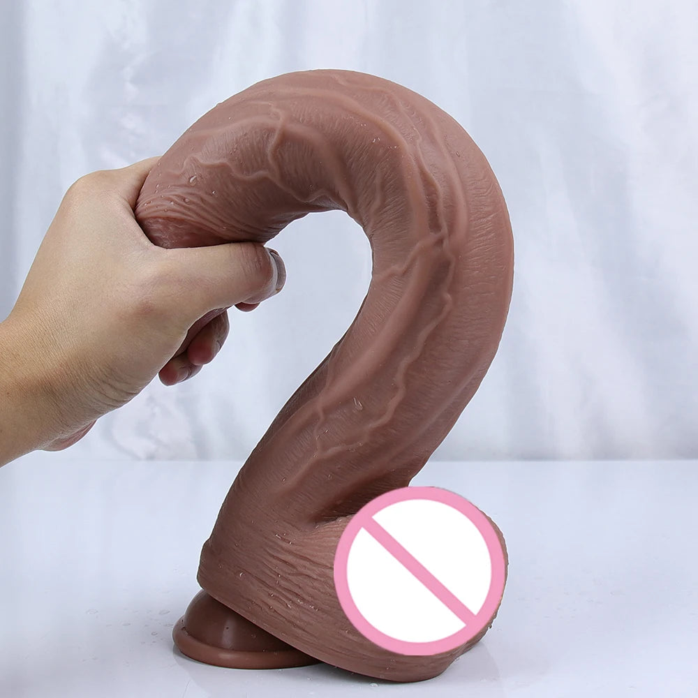 11inch Insertable Length Super Long Dildo Huge Penis Soft Silicone Big Suction Cup Anal Sex Toys For Woman Strapon Monster Dick