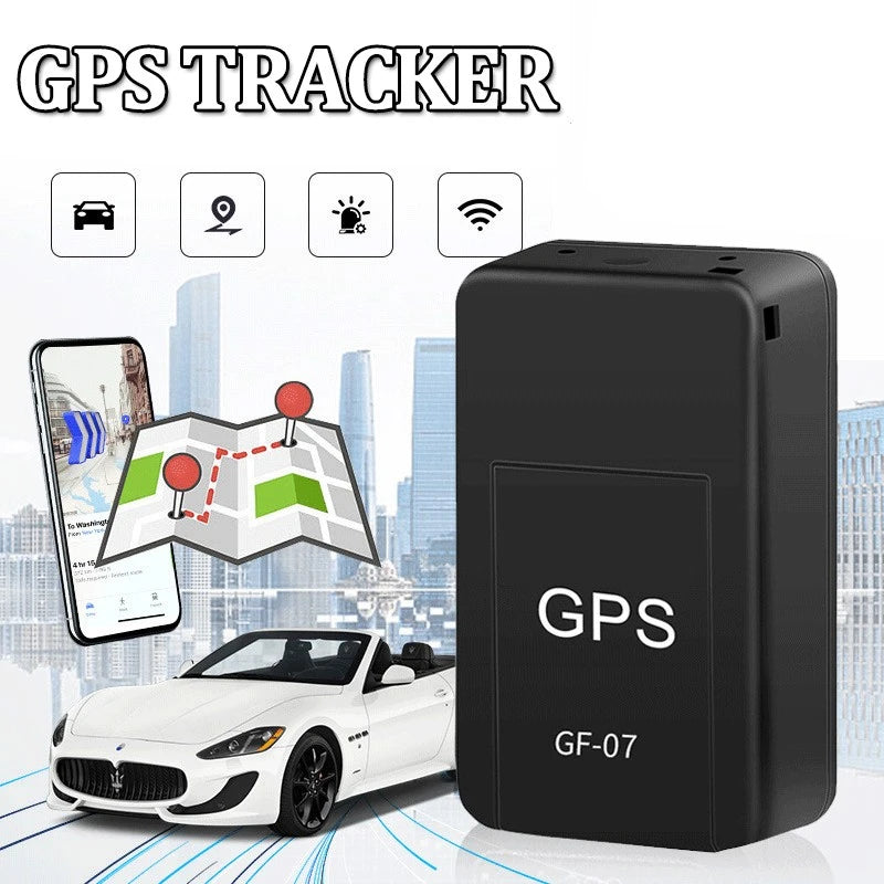 GF-07 Mini GPS Tracker Real Time Tracking Car Anti-Theft Anti-lost Locator Strong Magnetic Mount SIM Message Positioner