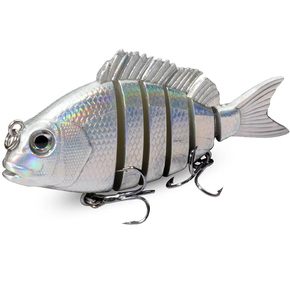 Swimbait Sinking Lure 16.5g 8cm Multi Joint Lure Slow Sinking Pencil Metal Joints VIB  Pike Treble Hooks Carp Fishing Tackle Hard Bait Fishing Accessories