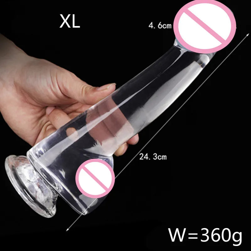 XL-XXXL Huge Dildo Cock Penis Sex Toys Products For Women Men Endless Pleasure Vaginal Anal Masturbators Big Dick Butt Plug For Adult 18+  Goods Sex Shop Supplies