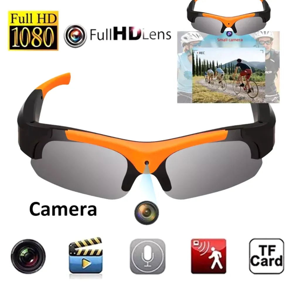 Outdoor Sport 1080P HD Mini Camera Smart Glasses Video Recorder Driving Cycling DVR Video Recorder Eyewear Camcorder