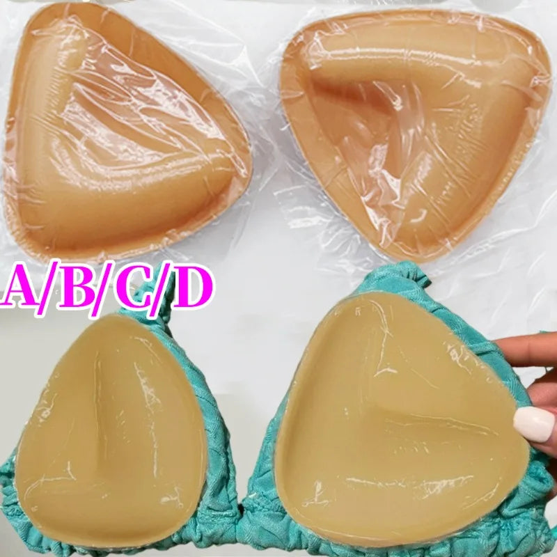 Thicken Chest Push Up Sticky Bra Double Sided Women Swimsuit Bikini Removeable Silicone Self-adhesive Cup Enhancer Chest Pad
