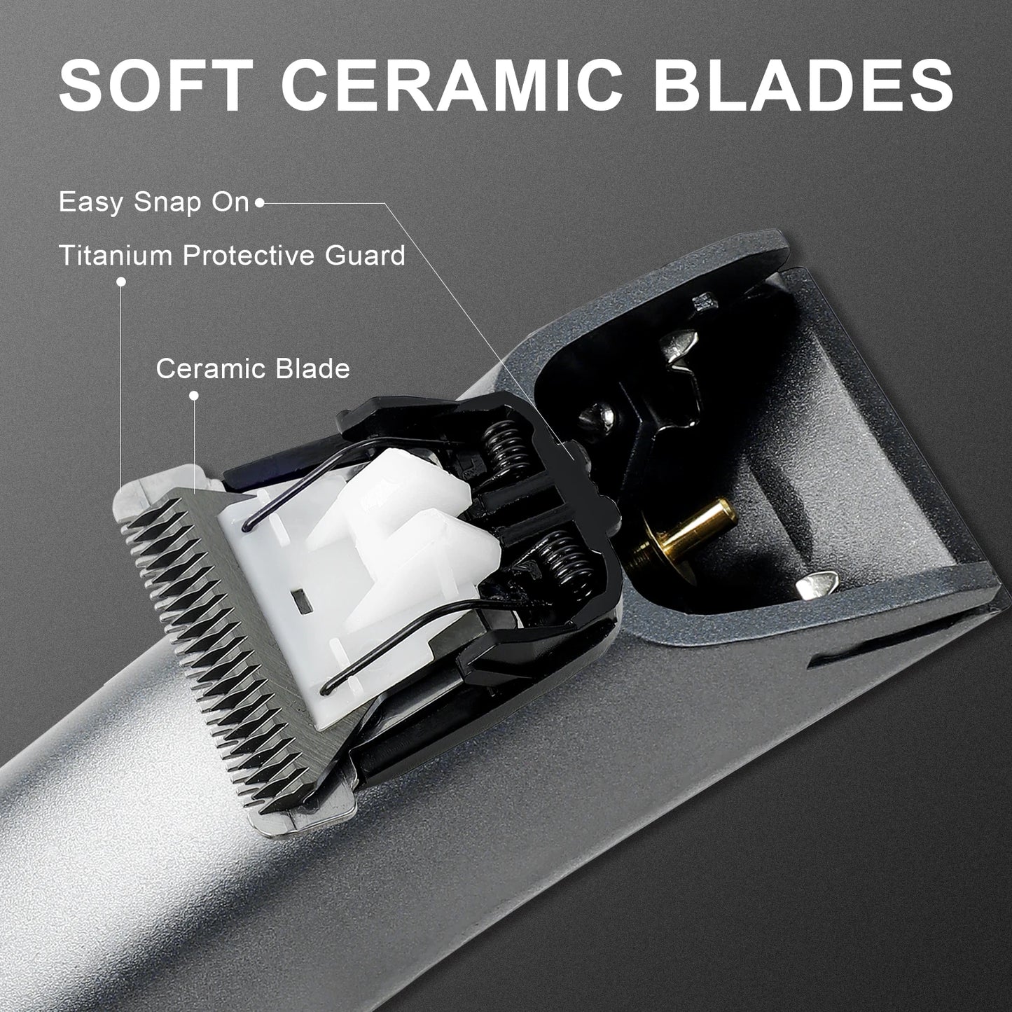 Electric Groin Hair Trimmer for Men, Body Groomer & Pubic Waterproof Hair Trimmer, Replaceable Ceramic Soft Blade Women Men Hair Care Accessories
