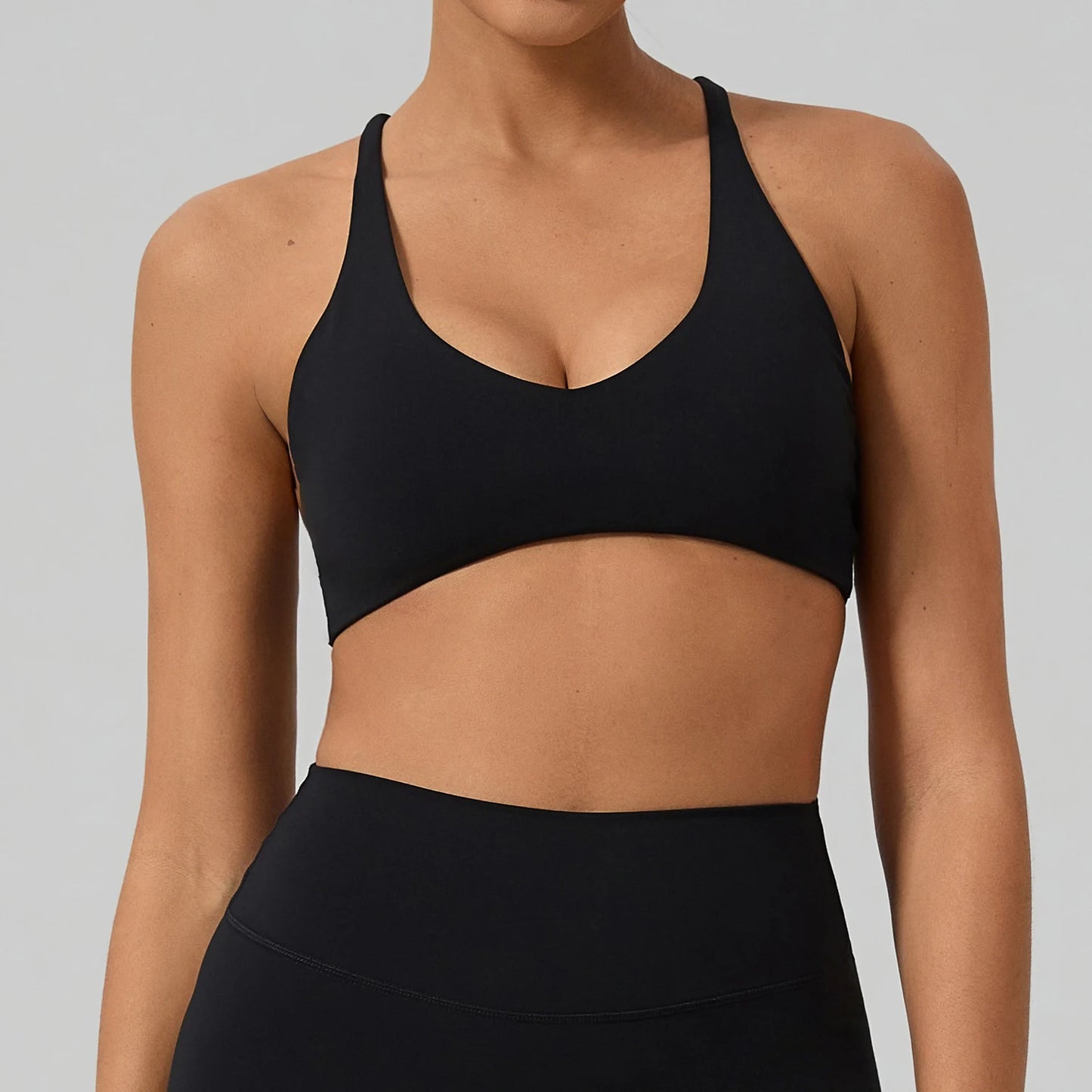 5 Colors S-XL  Gym Sports Bra Women Yoga Bra Crisscross Back Tight Running Pilates Fitness Bralette Breathable Quick Dry Workout Top
