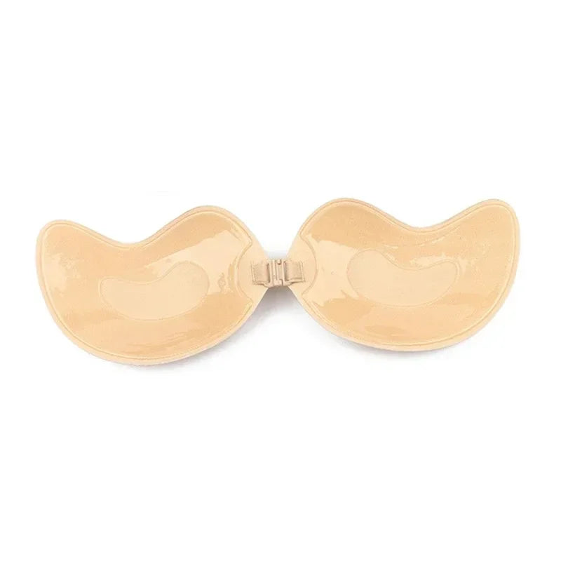 2 PCS Set S-XL  Invisible Strapless Adhesive Stick Bra Strapless Push Up Bras Women Lingerie Seamless Silicone Nipple Covers Underwear Accessory Sets