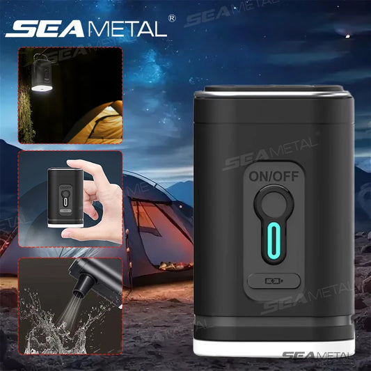 NEW Arrivals Wireless Electric Air Pump Automatic Air Compressor Mini Portable Outdoor Camping Beach Travel Inflator Pump for Camping Air Beds Boat Swimming Ring Multi-Functions Air Pump