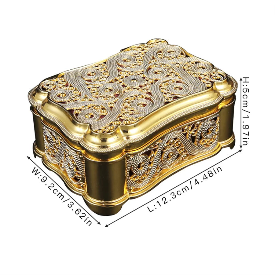 NEW Arrivals 9 Colors/Patterns European Jewelry Box, Necklace, Earrings, Rings Cosmetics Storage, Desktop Decorative Ornaments, Suitable for Wedding Birthday Wife Girlfriend Valentine's Day Gifts.