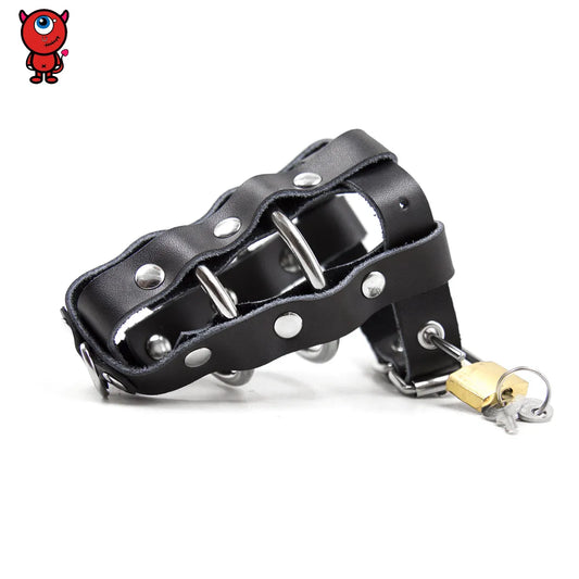 Adult Male Slave Penis Traction Chastity Devices Bandage Cage Lock Cock Ring Penis Sleeve BDSM Adult Games Sex Toys For Men