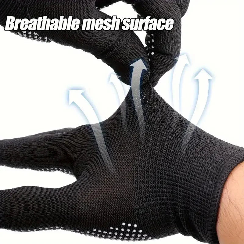 10 PCS Set Garden Gloves - Breathable Non-Slip for Cycling, Fishing, Camping - Unisex Gloves