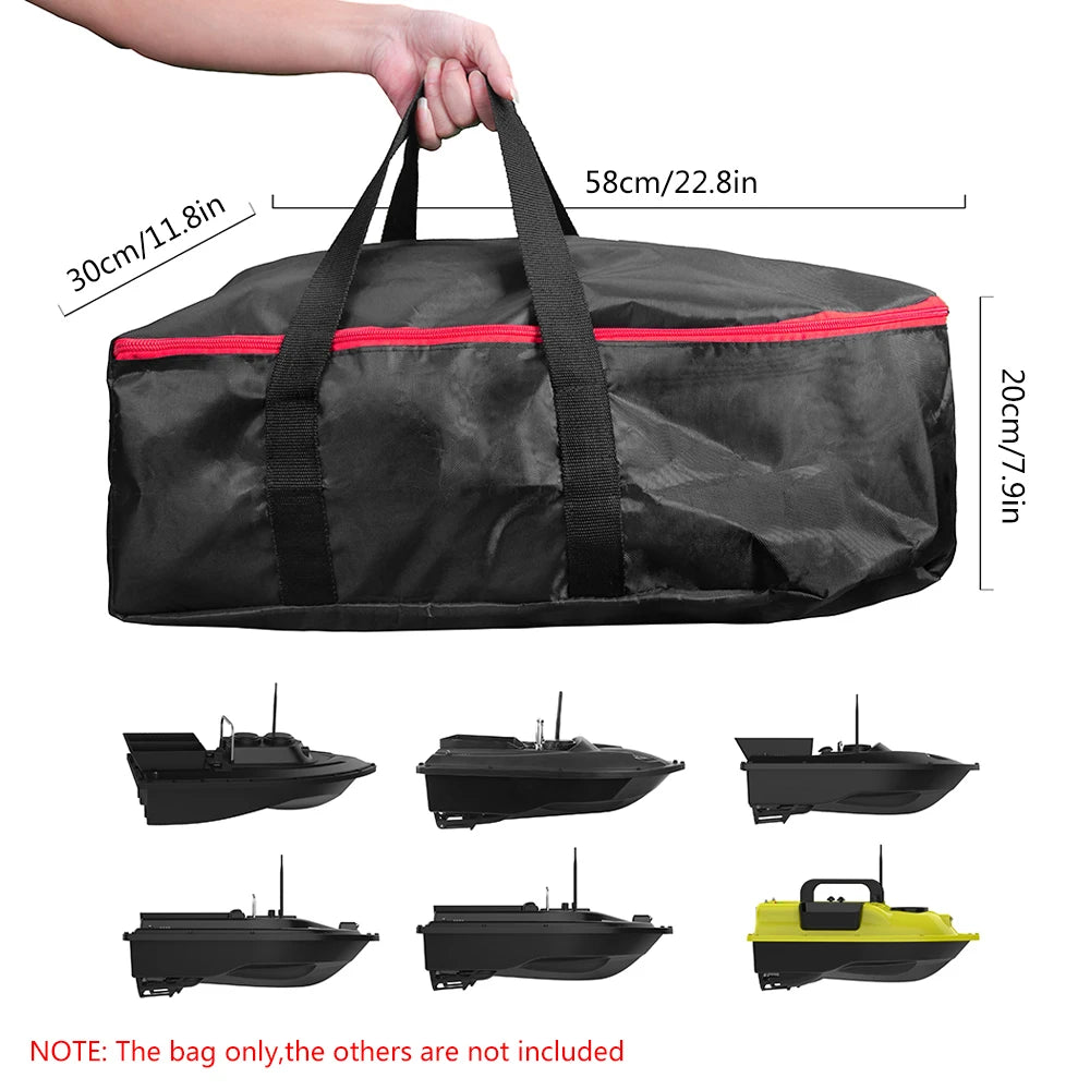 Large Capacity Bait Boat Carry Bag for Bait Boat Water Repellent Fishing Boat Storage Bag Fishing Feeder Bag Fishing Bag Fishing Accessories