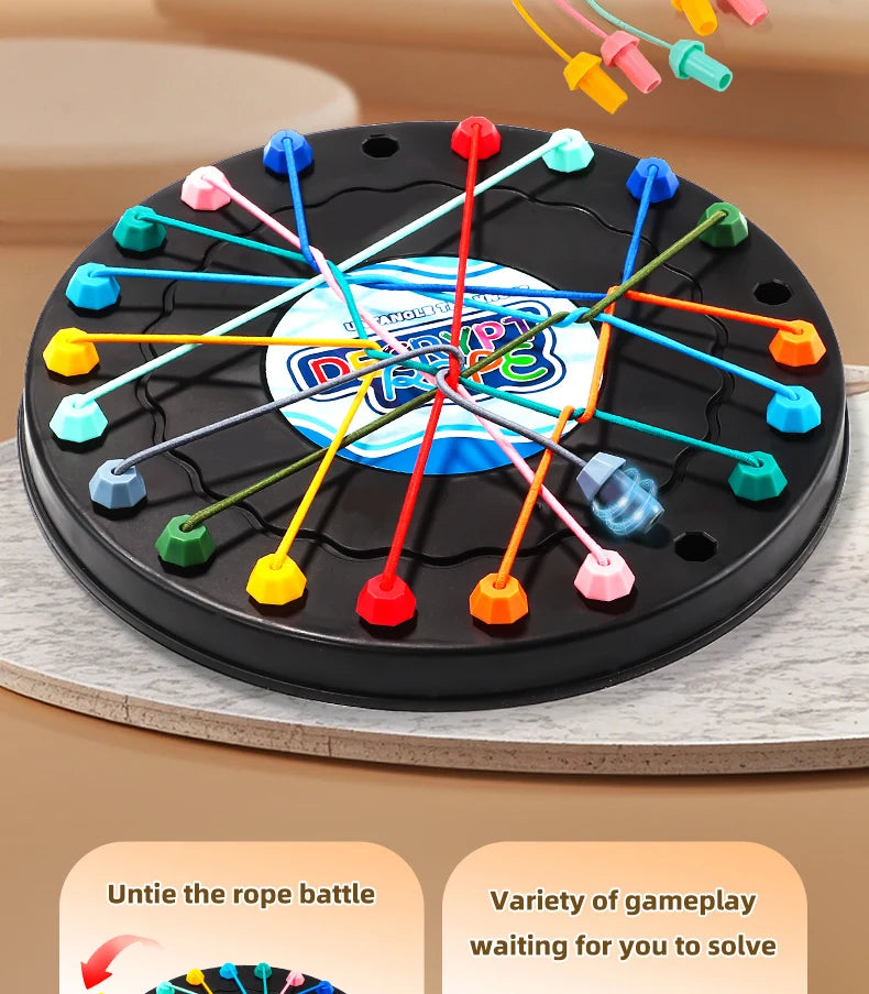 NEW Rope Breaking Battle Challenge Puzzle Toy Knot Toy Children's Rope Decoding Game Logic Training