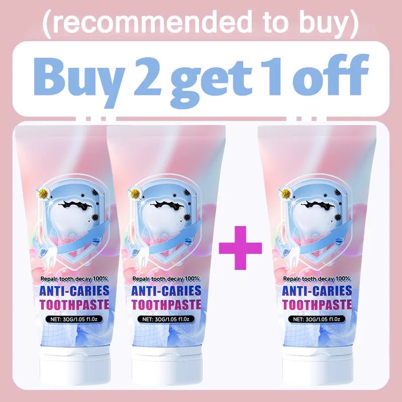 Top 1 Qualifications Certification Oral Care Tooth Cleaner Pain Relief Probiotic Infused Formula to Inhibit Bad Growth & Enhance Oral Hygiene Anti-Cavity Enamel Restoration Plague Reduction Cream
