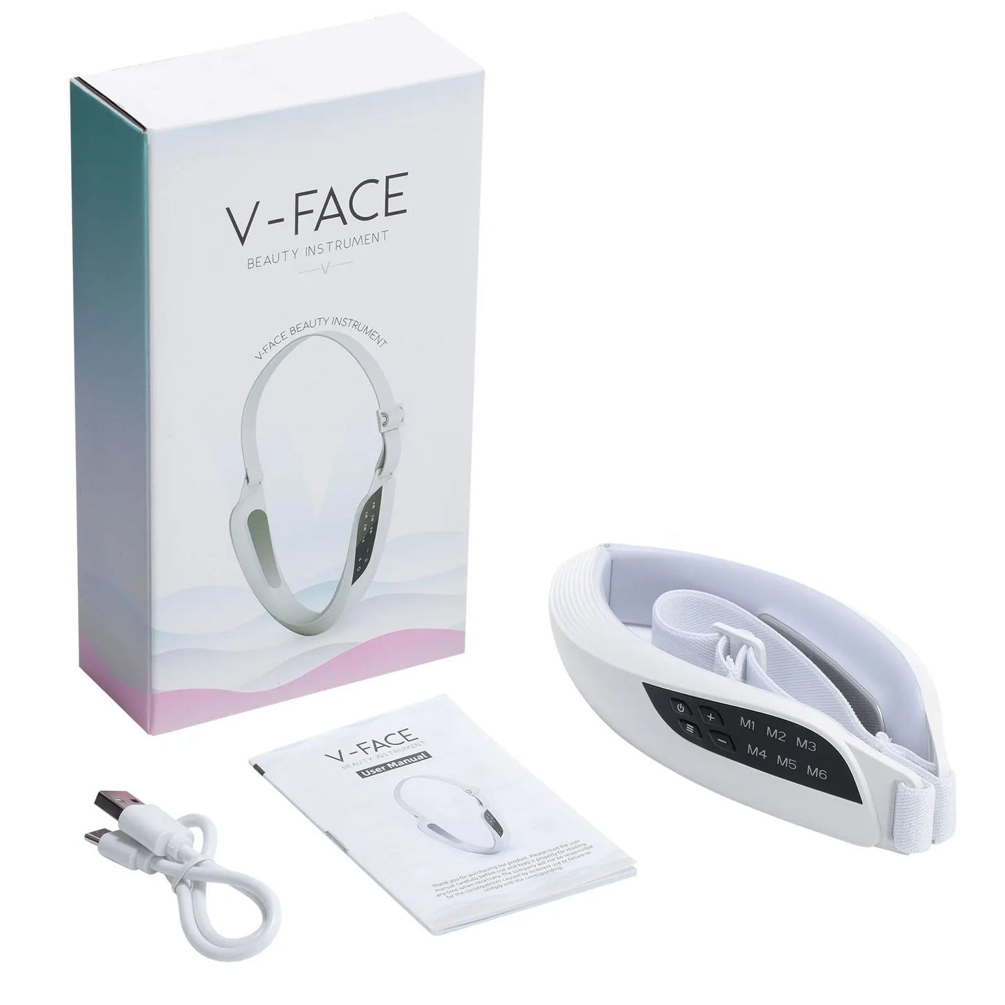 NEW Arrivals V-Shaped Face Beauty Device Face Lifting Firming Massager Double Chin Removal 8 Adjustable Intensities Facial Beauty Instrument Women Beauty Salon Spa Supplies