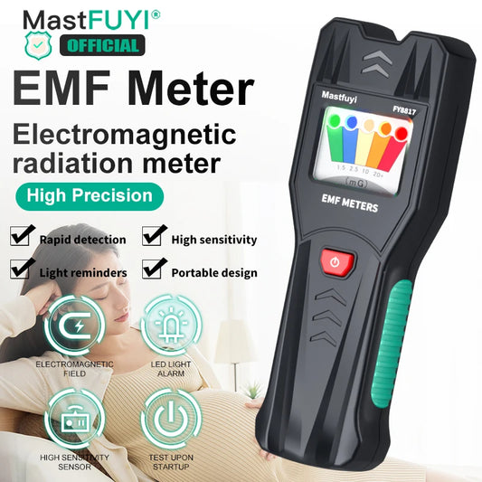 NEW Arrivals Ghosts Hunting Paranormal Spirit Box High Accuracy Electromagnetic Field Radiation Tester Radiation Dosimeter EMF Meter Electromagnetic Detector Magnetic Field Meter