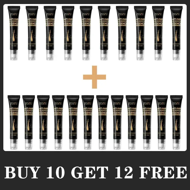 1-22 PCS Set Biotin Fast Hair Growth Oil Products Care Scalp Repair Massage Treatments Anti Hair Loss Effective Grow Thicker Hair Serum for Women Men Hair Care Supplies