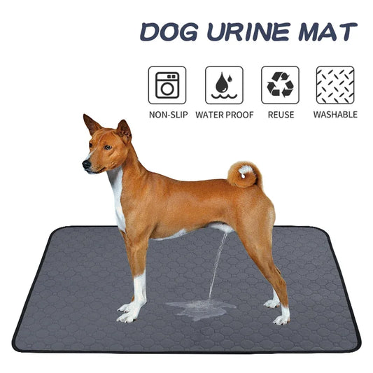 Reusable Dog Urine Pee Pad Blanket Absorbent Diaper Washable Puppy Training Pad Pet Bed Urine Mat for Pet Car Seat Cover Pet Supplies