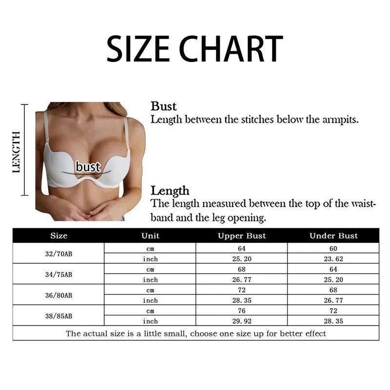 NEW Arrivals 5 Colors Sexy Push Up Bra Backless Bras Women Sport Yoga Low Cut Open Back Dresses Wedding Underwear Invisible Seamless Deep U Shape Lingerie