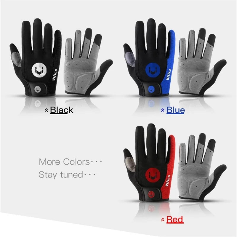 NEW Arrivals MTB Bike Sports Cycling Gloves Full Finger Men Women Running Fitness Gym Spring Summer Riding Motorcycle Gloves