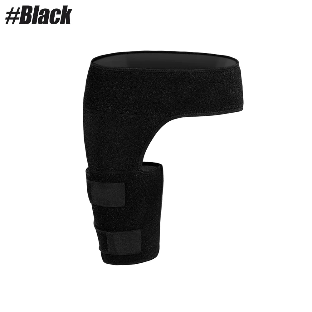 NEW Arrivals Hip Brace Thigh Compression Sleeve for Runners Cyclists Groin Support Straps Hip Stability Brace Protector Adductor Muscles and Tendons Around Groin, Quad & Hamstring Support