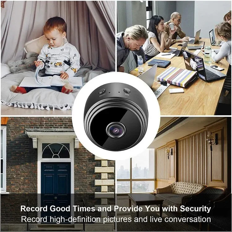 NEW 4 PCS Set  A9 Mini Camera Wi-Fi Wireless Security Protection Remote Monitor Camcorders Video Surveillance Smart Home Mini Night Vision Cam HD Camera Home Office Security Supplies