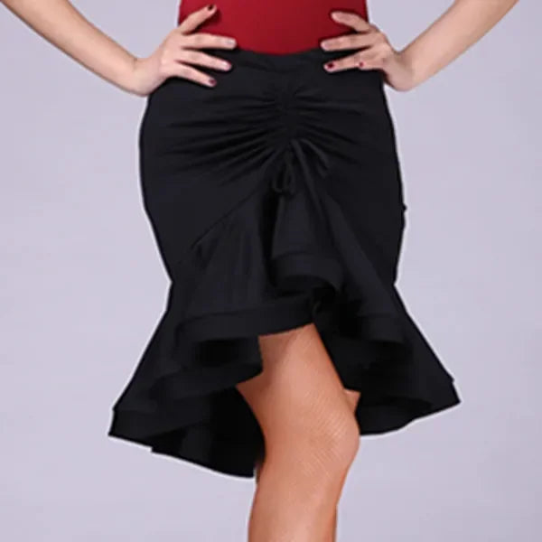NEW Arrivals S-3XL Leopard  Women Classic Latin Dance Costumes Asymmetrical Ruffle Mermaid Skirt Lady Salsa Cha-cha Tango Rumba Girls Dress Ballroom Competition Dancing Ladies Dresses