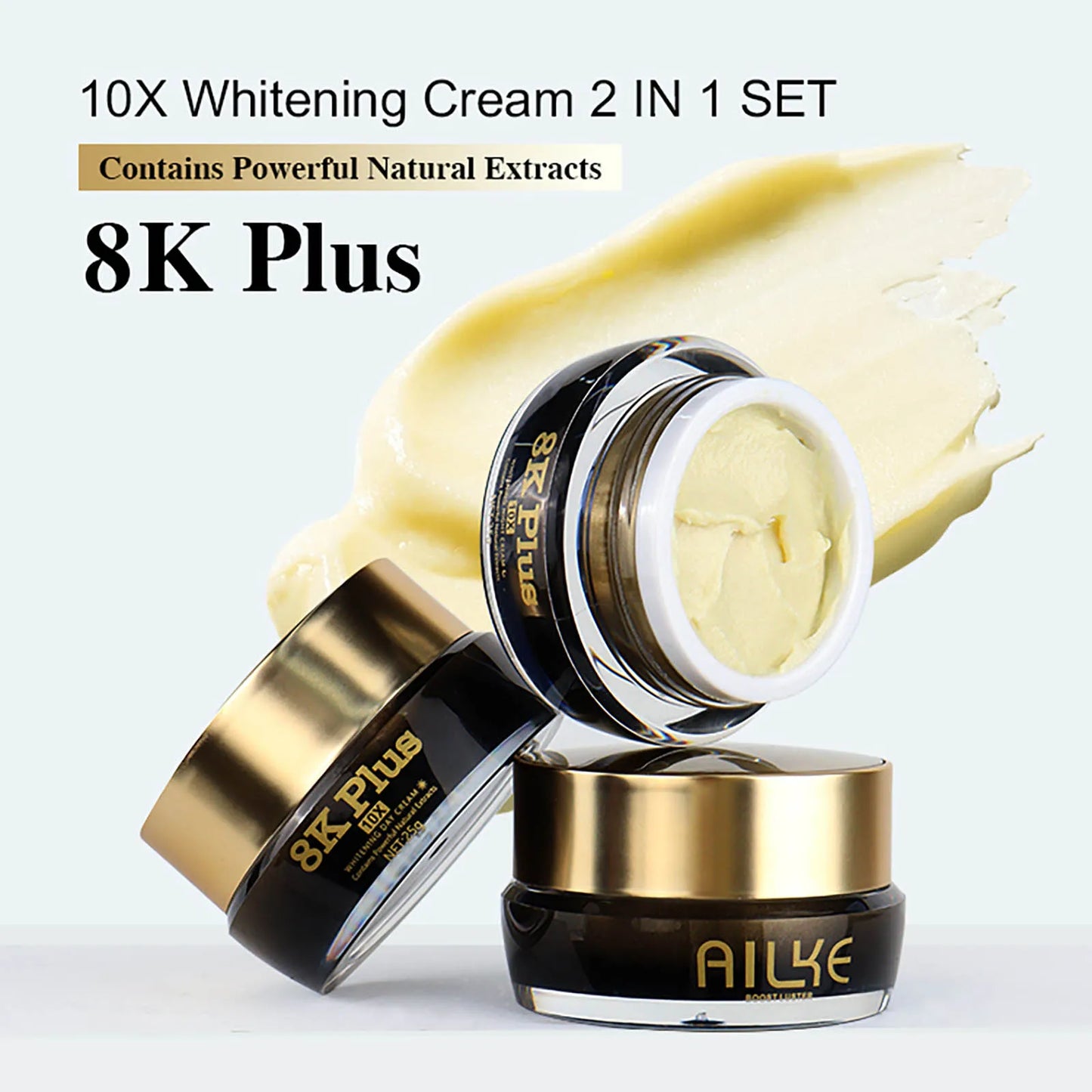 Whitening Face Cream, Reduce Dark Spots, Sun Spots, Inhibit Melanin, With Collagen, Glutathione, For All Skin Types