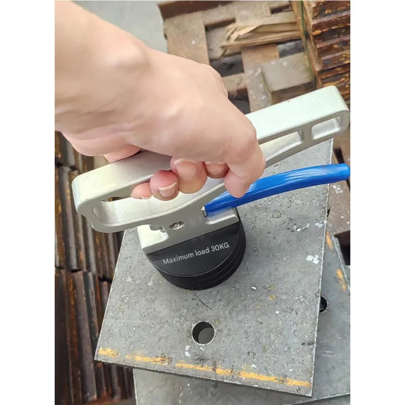 NEW 30/60KG Load Strong Magnets Suction Cup Magnetic Force Material Pickups Laser Cutting Portable Lifters Steel Mold Handling Tools Heavy Duty Supplies