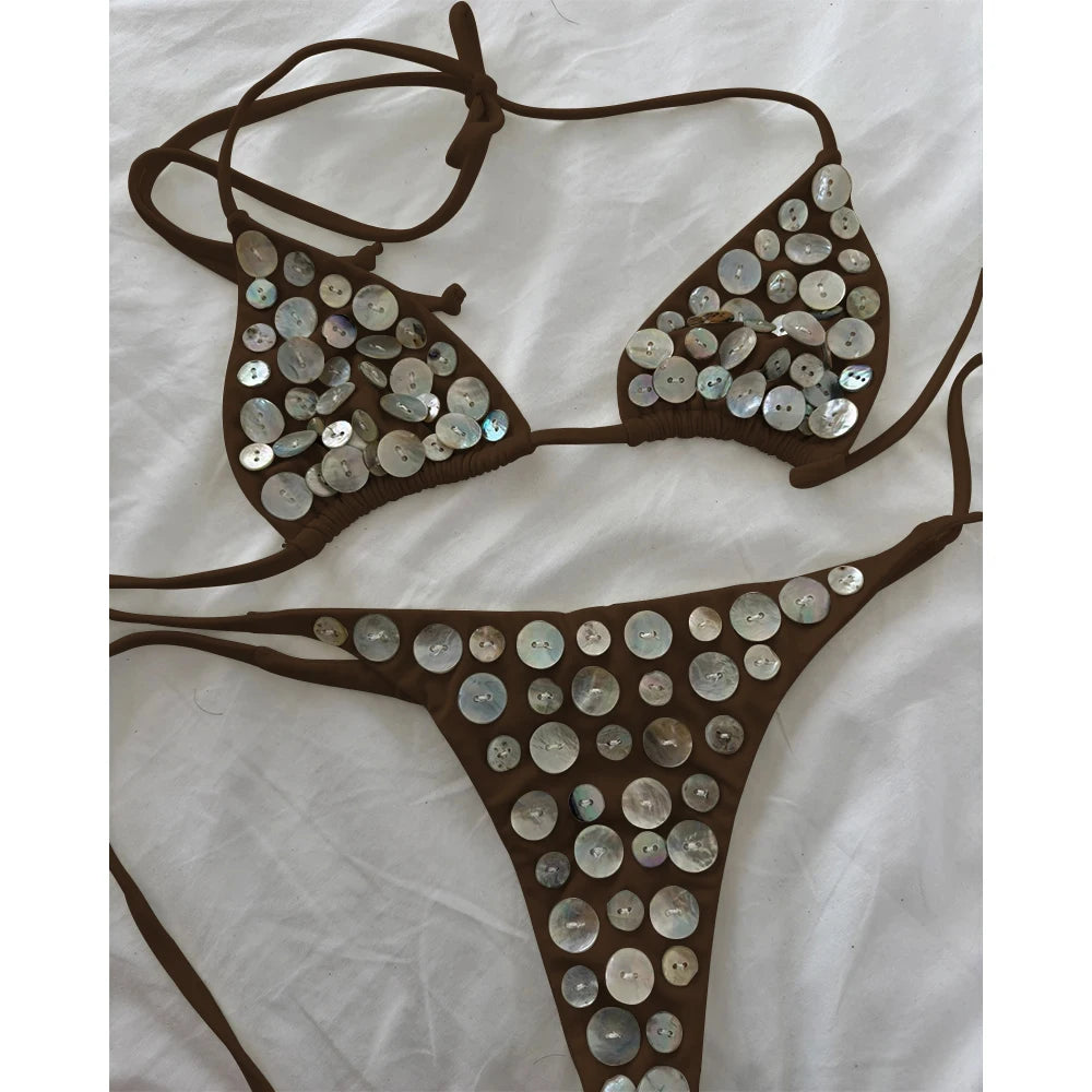 NEW 5 Colors Push Up Bikini New Sexy Women Swimsuit Swimwear Female Micro Bikini Set Biquini Bathing Suit Swimming Suits Beachwear Ladies Luxury Swimwear