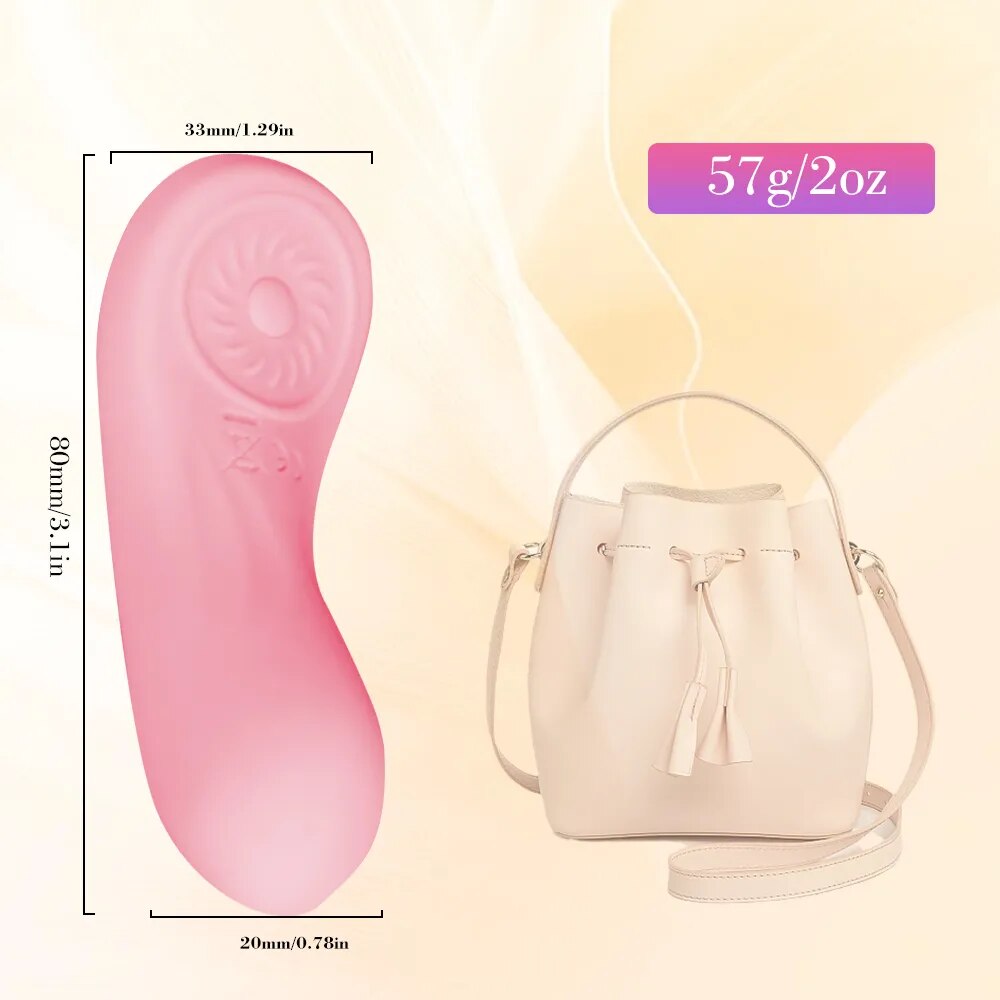 Mini Wearable Vibrator for Clitoris Stimulation Remote Control Masturbator Female Vibrating Panties Sex Toy for Women