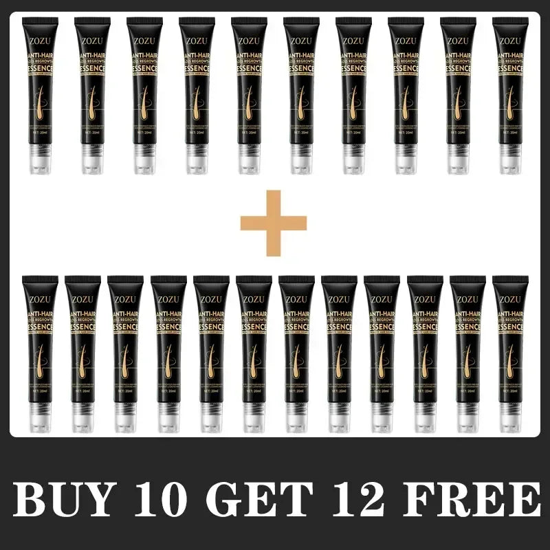 BIOTIN 1/3/5/10/22 PCS Set  fast Hair Growth Oil Products Care Scalp Massage Treatments Anti Hair Loss Effective Grow Thicker Hair Serum for Women Men Hair Care Accessories