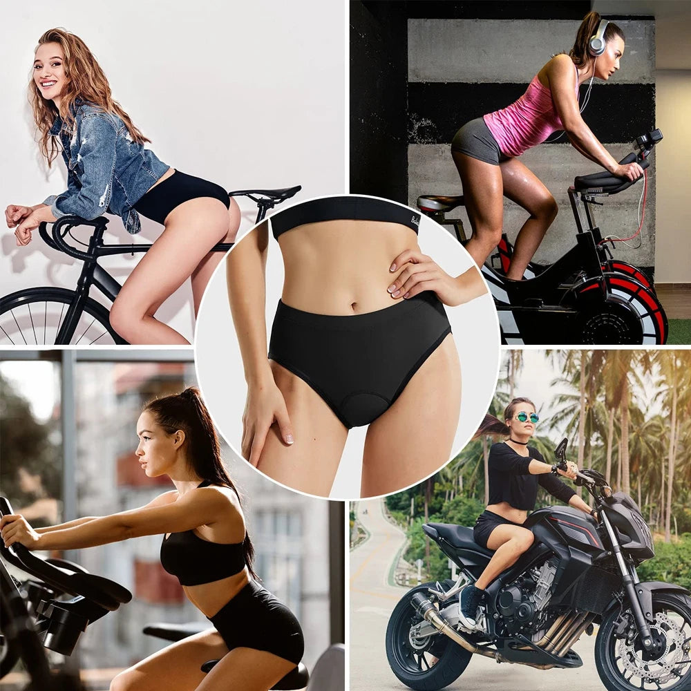 NEW Arrivals S-2XL 3 Colors Women's Cycling Underwear MTB Bike 3D Padded Bicycle Shorts Lightweight Quick Dry Gel Cycling Knickers Underpants Shorts