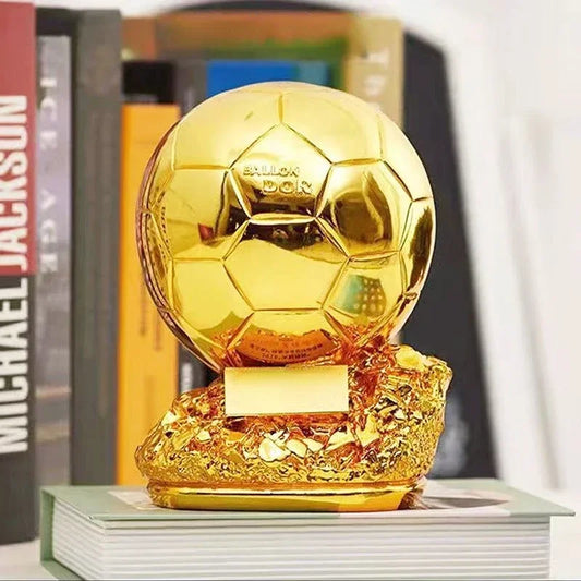 NEW Arrivals 20/25cm Golden Ball Football Excellent Player Award Competition Honor Reward Spherical Trophy Best Gift Home Decor Bar Pumps Night Club Coffee Shop Decoration Sports Accessories