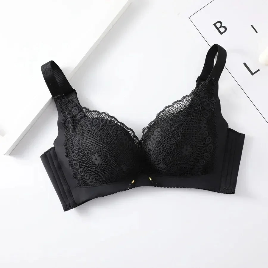 NEW Arrivals 5 Colors 8CM Thickened Non-Empty Cup Underwear Small Chest Gather Anti-Sagging Hand-Cup Build-In Bra Adjustable Women Bra Girls Underwear Apparel Accessories