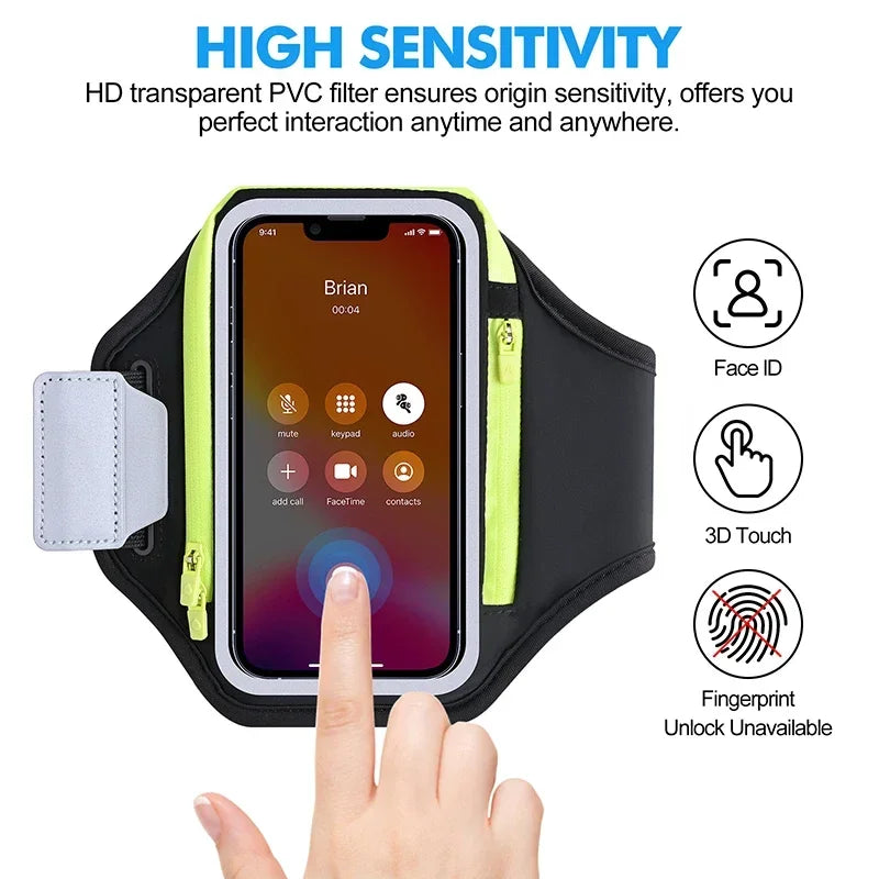 NEW Arrivals Outdoor Sports Multi-functional Arm Bag With Double Zipper Head Phone Earphone Storage Bags For Smartphones Running Accessories Sports Supplies