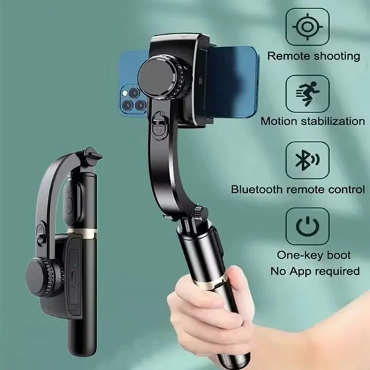 NEW!!!! HOT SALE!!!! Mobile Phones Video Stabilizer with Bluetooth Selfie Stick Gimbal Stabilizer Smartphone Live Streaming Vertical Shooting Mobile Cell Phones Electronics Accessories Supplies Tools