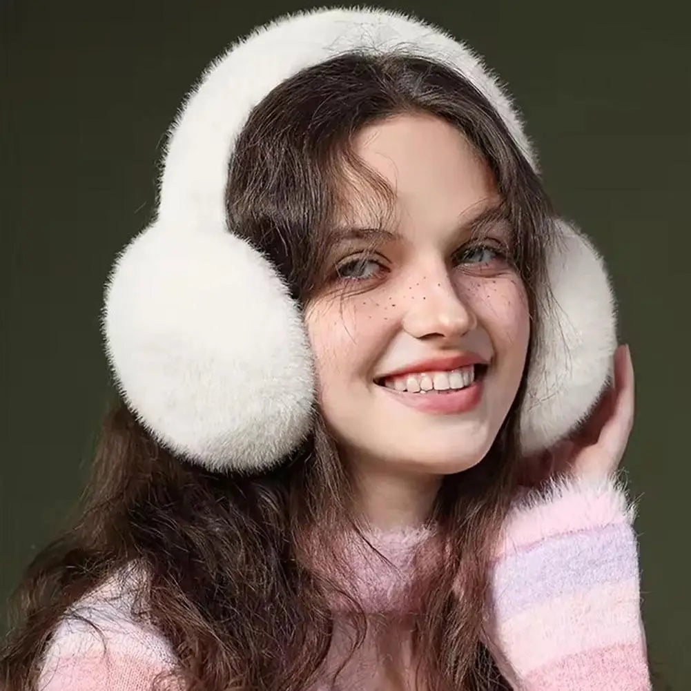NEW Arrivals 5 Colors Solid Soft Plush Ear Keep Warmer Winter Earmuffs for Women Men Fashion Outdoor Earflap Protection Ear-Muffs Ear Cover