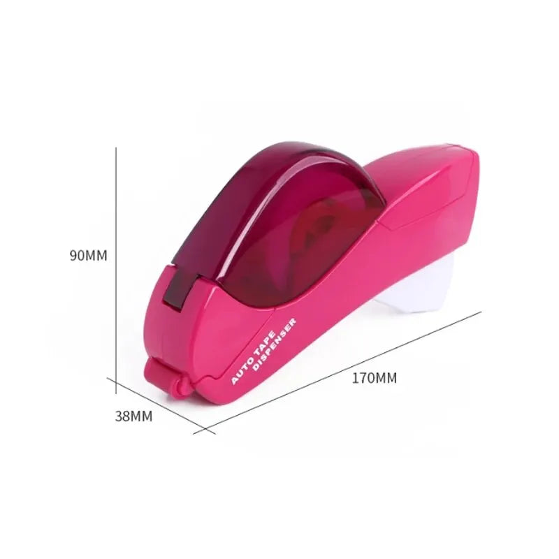 Intelligent Transparent Tape Cutter Portable Stationery Hand Held Tape Holder Study, Office Supplies