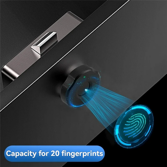 NEW Smart Fingerprint Drawer Lock Cabinet Furniture Electronic Keyless Induction Lock Locker Anti-Theft Password Biometric Lock Home Office Safety Accessories Security Supplies