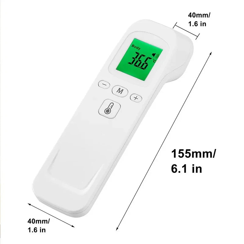 2 PCS Set USB Kids Infant Finger Oximeter Or Non Contact Infrared Forehead Thermometer Digital LCD Fever Detector Heart Rate SpO2 Electronic Monitor Medical Devices Health Care Supplies.