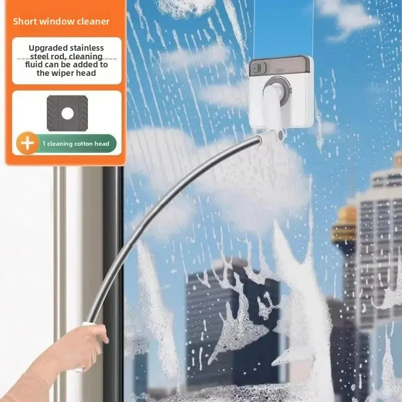 NEW Arrivals Double-Sided Arc-Shaped Household Glass Cleaner Tool Efficient Water Scrubber Window Cleaning Device Human-Arm Simulation