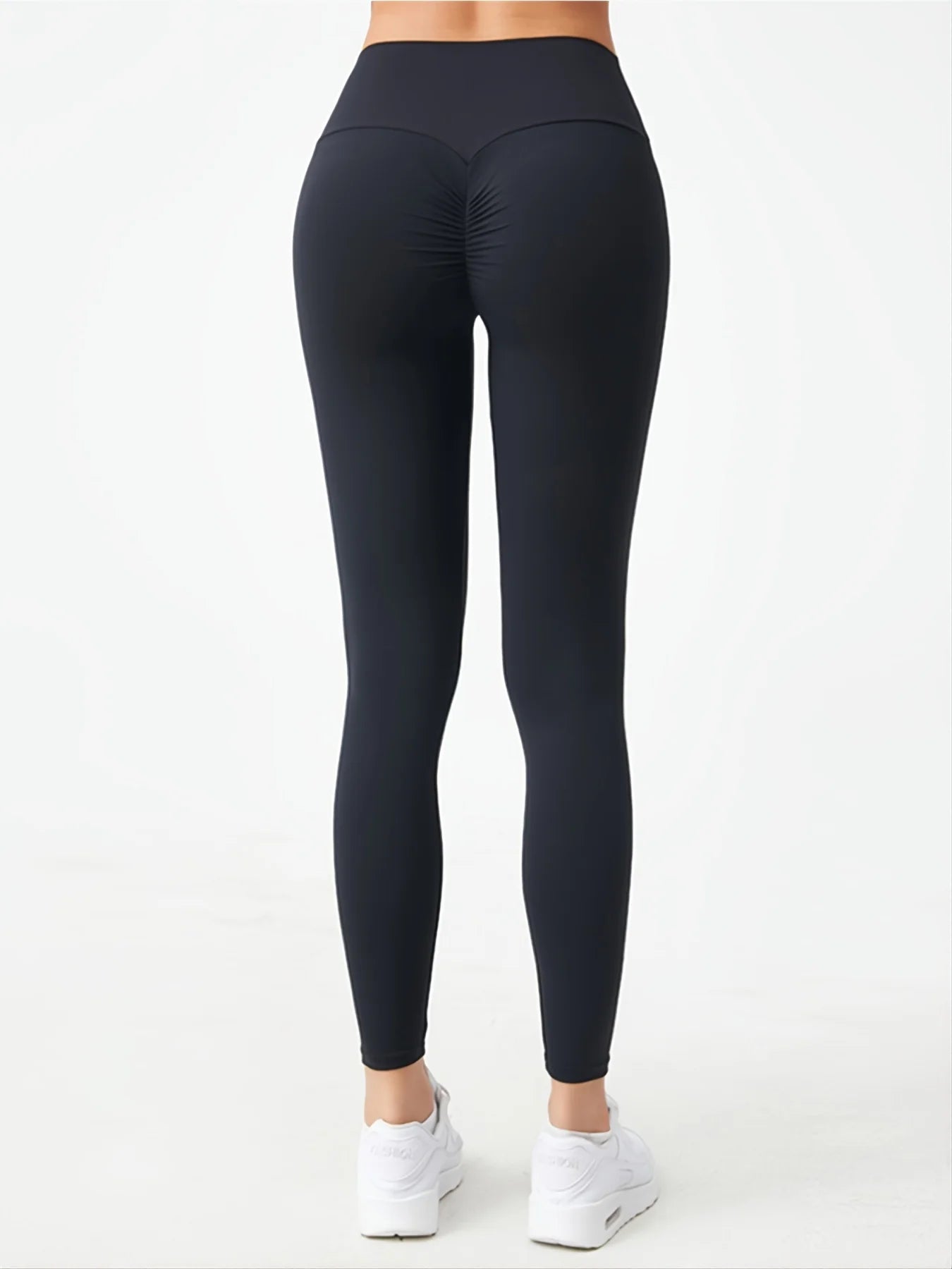 S-2XL Plus Size Yoga Long Tights Leggings Butt Lift Pants for Women High-Waisted Quick-Drying Hip-Lifting Tight-Fitting Running Cycling  Exercise Outerwear Training Nude Sports Apparel Accessories